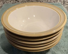 Dansk SIROCCO Cereal Bowls * Set of 6 * Khaki Thailand 7"   CERP-422