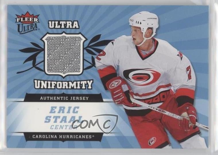 2006-07 Fleer Ultra Uniformity Eric Staal #U-ES 2d8
