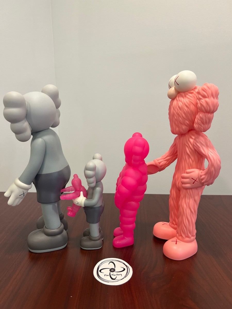 KAWS Family Vinyl Figures Grey/Pink | eBay