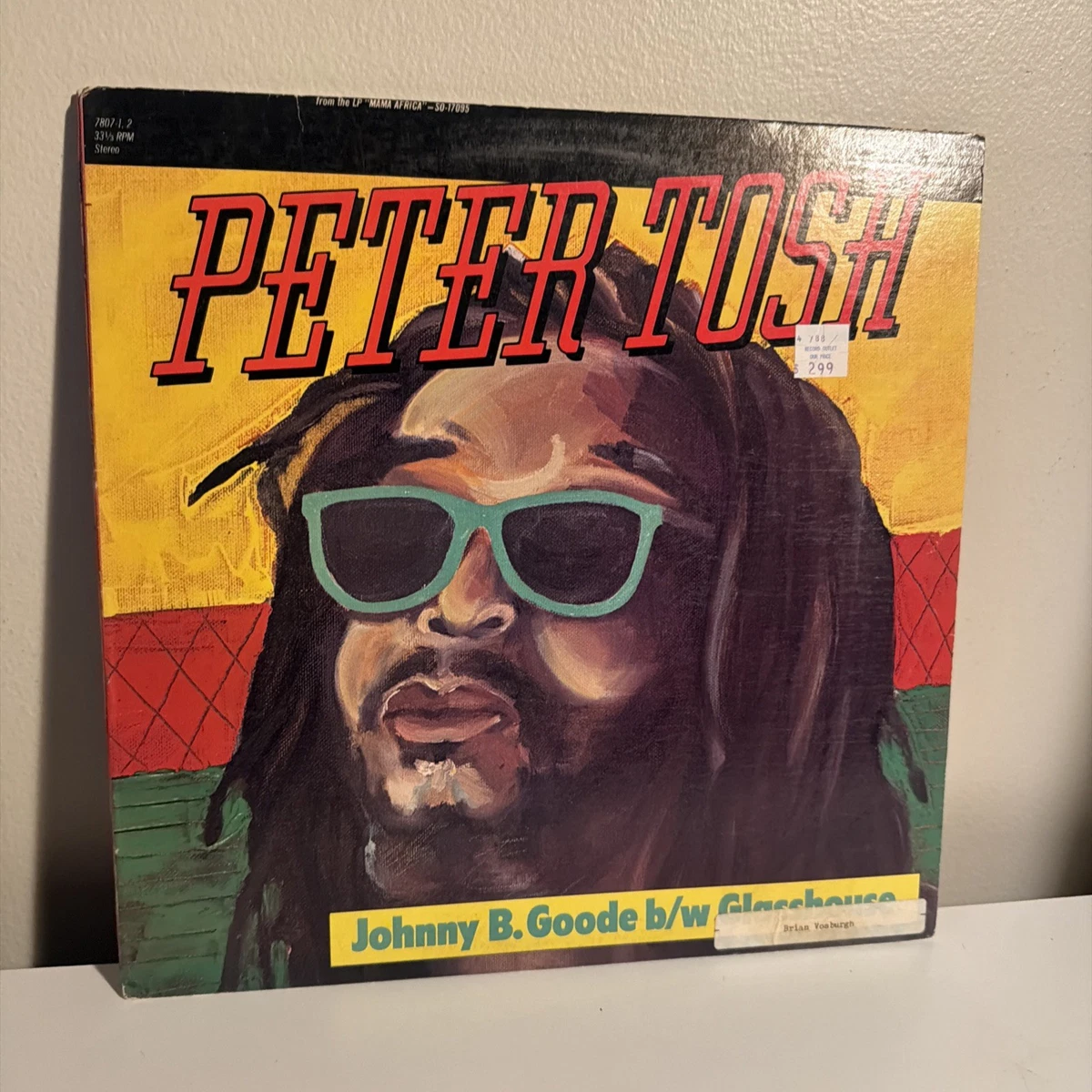 Peter Tosh Reggae, Ska & Dub Excellent (EX) Sleeve Vinyl Records