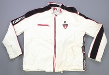 Rare Vintage FILA Ducati Corse Athletic Motorcycle Jacket 90s Biker White SZ 3XL