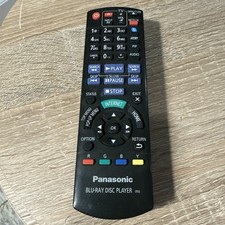 OEM Panasonic Remote Control N2QAYB001206 for Blu-Ray Disc Player IR6 - Black