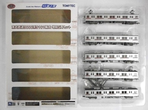 【】GeoColle TOMYTEC (1355-1359) Railway Collection Tobu Railway Series 9000... | Condition: Usado