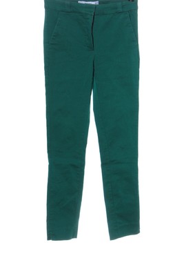 MANGO BASICS Stoffhose Damen Hose Gr. DE 32 grün Casual-Look