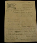CIVIL WAR CONFEDERATE LOUISIANA GOLDSBORO NC ZOUAVE KIA LETTER W PATRIOTIC ILLUS