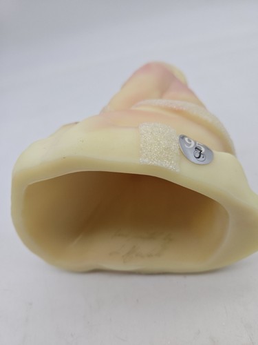 Fenton 95th Anniversary Old World Kneeling Santa Claus Burmese Satin Glass - Picture 4 of 4