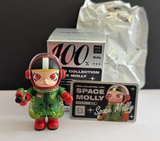 POP MART 100 Mega Collection Space Molly Version 1 Watermelon Figure Confirmed