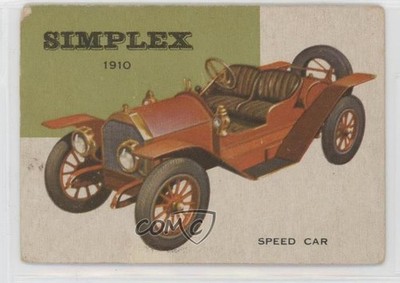 1954 Topps World on Wheels Simplex Speed Car #29 0l4h