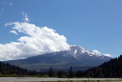 Photo:Mount Shasta California 2012 Cascade Range Snowy Mountain View