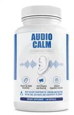 Audio Calm Tinnitus Ear Ringing Relief Dietary Supplement 60 Capsules