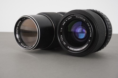 2x Olympus OM Zoom lens: 35-70/4 and 75-150/4