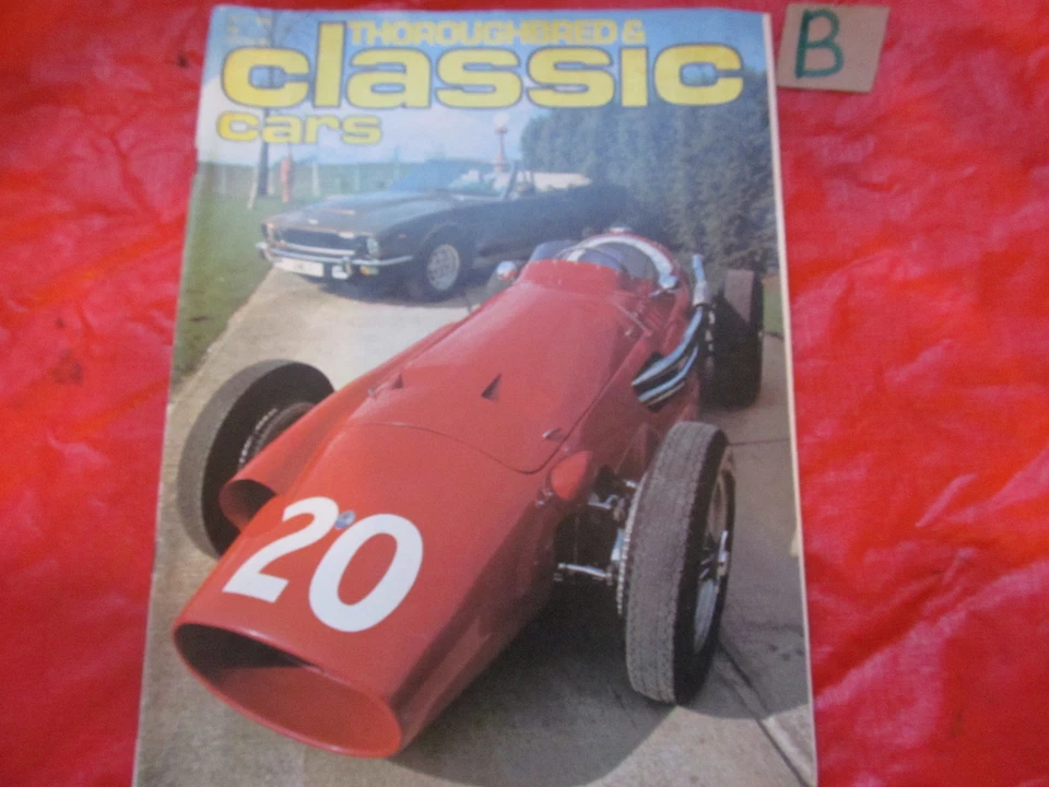 THOROUGHBRED & CLASSIC MAGAZINE July 1979 ASTON MARTIN-STREAMLINERS-ROVER V8