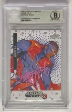 ROSE BESCH SIGNED 2023 UPPER DECK MARVEL ANIME VOL 2 #23 FALCON BECKETT AUTO