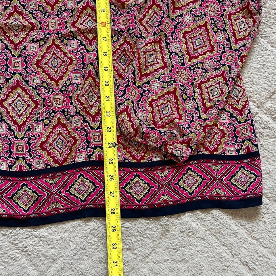 GAP Boho Print Long Sleeve Blouse Women’s Size XL Tall - Image 4 of 4