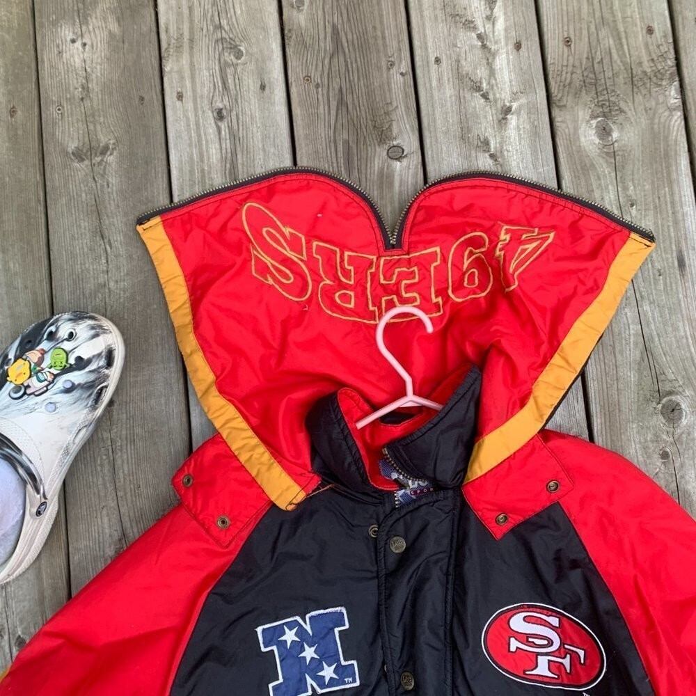 Vintage 1994 Lee Sports NFL Coat San Francisco 49ers Parka Jacket