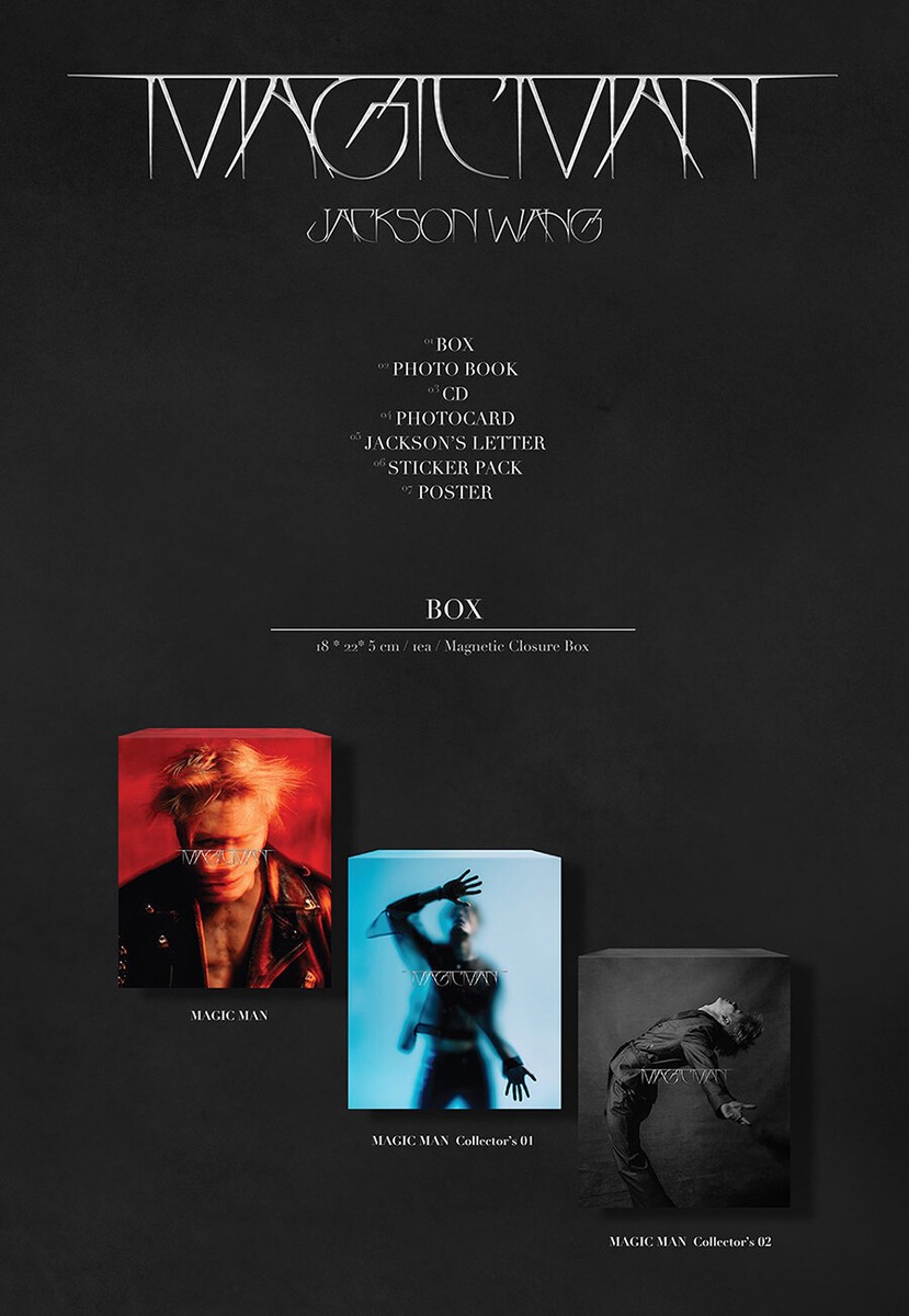 Jackson wang MAGICMAN 2 4 Ver. CD サインカード f663aaa45c87e5cd738f0115600774