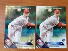 2016 Topps Update Rookie Debut Gold /2016 Aaron Nola #US284 and base