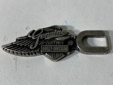 Original Harley Davidson Genuine Wings Metal Zipper Pull for jacket vest 2