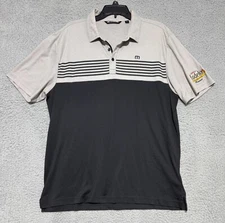 Travis Mathew Golf Polo Shirt Colorblock Mens XL Modelo Especial Embroidered