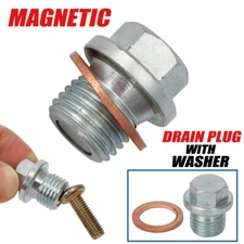 MAGNETIC Oil Drain Plug w/ Gasket Washer MDP541S For Ford F150 F-250 F-350 F-450