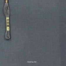 Zweigert Newcastle 40 count 100 linen cross stitch embroidery Anthracite grey