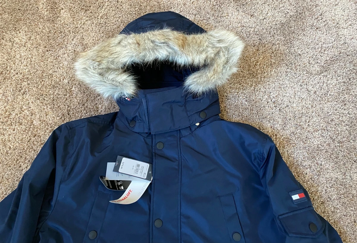 Parka Tommy Hilfiger homme bleu marine