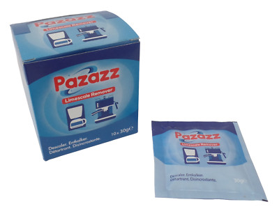 PAZAZZ Limescale Remover Descaler Descaling Powder For Espresso Coffee Machines