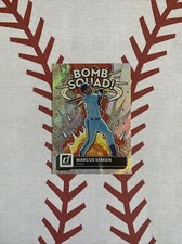 2022 Panini Donruss Marcus Semien Bomb Squad! Rapture Parallel #4 - Rangers