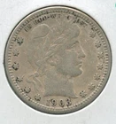 1903-P Silver Barber Quarter 25c Philadelphia Mint - SS777