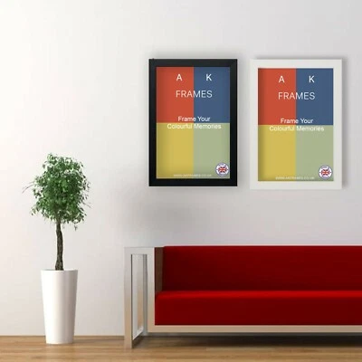 A0 A1 A2 A3 A4 A5 A6 Black Picture Frames Modern White Photo Poster Frame 36x24