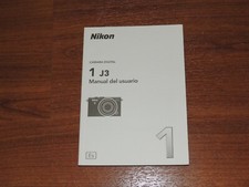 Genuine Nikon One 1 J3 Instruction User Guide Manual 106 pages    SPANISH ONLY   
