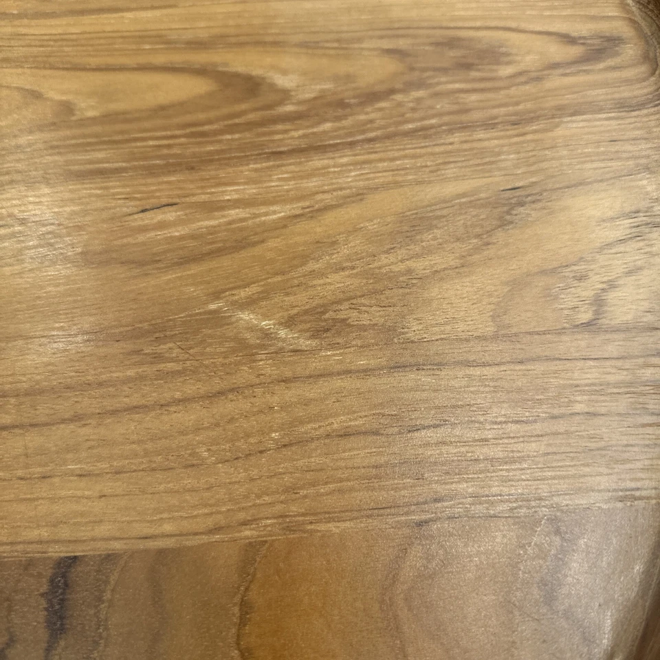 Bandeja para servir de madera de teca moderna danesa Dansk de la década de 1960 con asas de Jens Quistgaard Foto 3 de 4