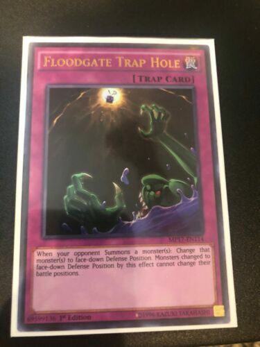 Near Mint YUGIOH! 1 /"Floodgate Trap Hole/" MP17-EN114 Edition! Ultra Rare