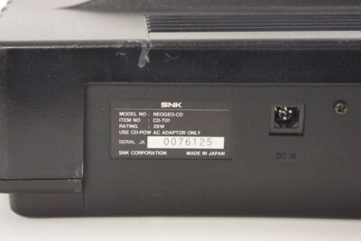 NEO GEO CD Console CD-T01 Tested System SNK -NTSC-J CD- 0076125 | eBay
