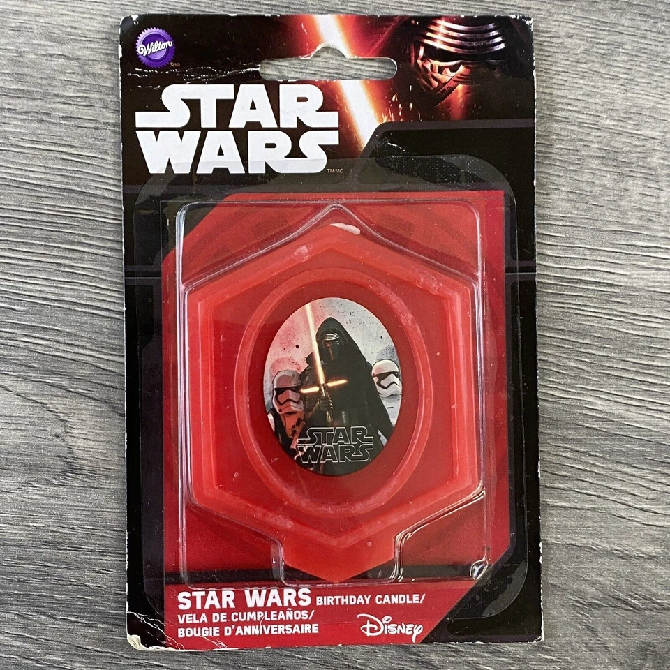 Velas para decoração de bolo suprimentos para festa de aniversário Disney Wilton Star Wars - Imagem 3 de 4