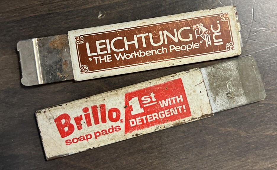 Vintage Brillo Soap Pads And Leichtung Inc. Advertising Box 