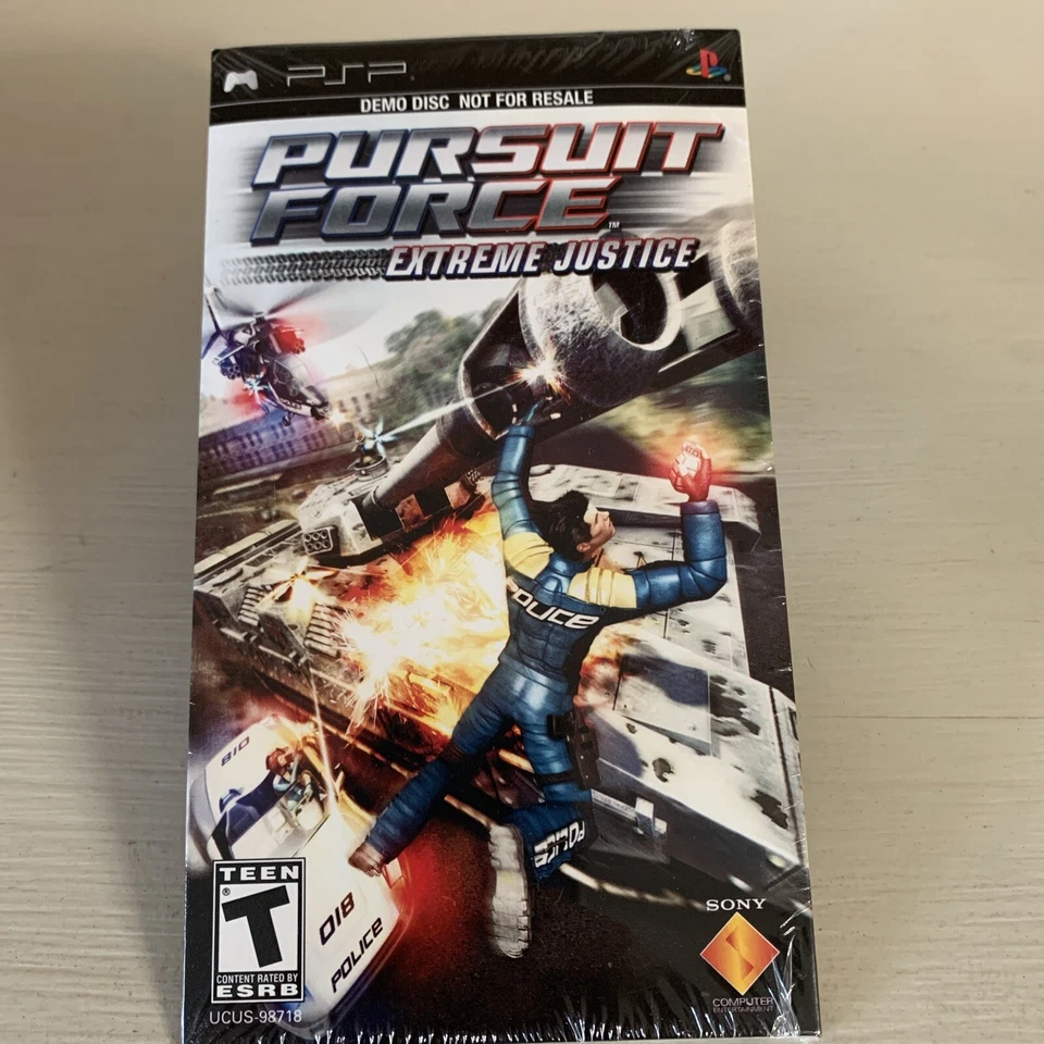 Pursuit Force Extreme Justice PSP Promo Demo Disc Brand New Sony Factory Sealed - Image 3 of 4