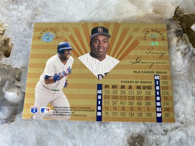 PRISM FOIL TONY GWYNN 1995 Leaf Limited GOLD #20 MINT Baseball Card Padres!