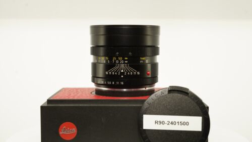 LEICA Summicron-R 90 mm f/2 MF 3 Cam Lens #2401500 Mint/Pristine optics - Afbeelding 1 van 11