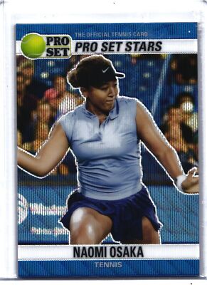 2021 Pro Set Stars Naomi Osaka /30 Blue Wave | eBay