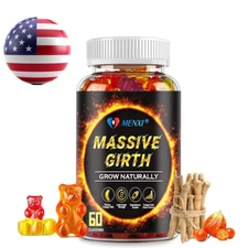 Horny Goat Weed Gummies - Testosterone Support & Sexual Vitality Formula 60pcs