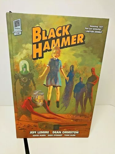 BLACK HAMMER Library Ed Volume 1 by Jeff Lemire FIRST HARDCOVER Ed Book MINT!!