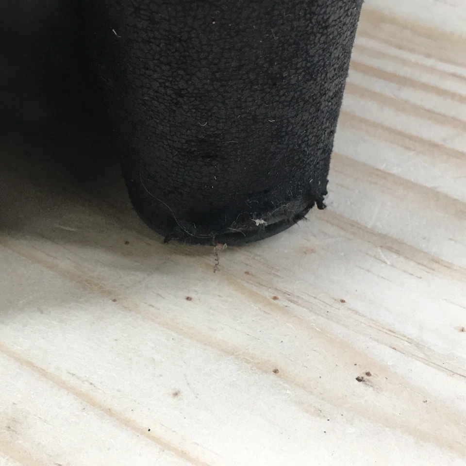 Botas Rampage para mujer 6,5 M Mabel botín al tobillo negras informales tacones de cuña cómodos Foto 3 de 4