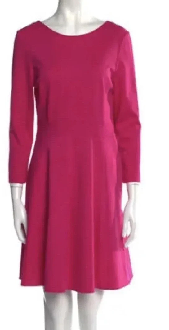 NUOVO abito Kate Spade rosa civettuolo fiocco schiena taglia 8 fantasia incontrarti $328