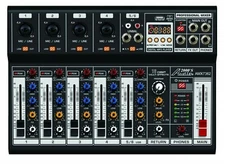 Audio2000'S AMX7362 Six-Channel Audio Mixer with USB 5V Power Supply USB/PC -MR