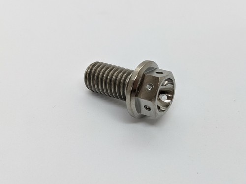 Engine Case Drilled Titanium Bolts M6 Hex Head Flange Ti Clutch Starter Gen Case - Picture 2 of 24