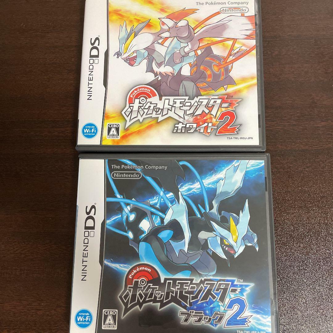 Nintendo DS Pokemon White &amp; Black game set Japan NDS Japanese | eBay