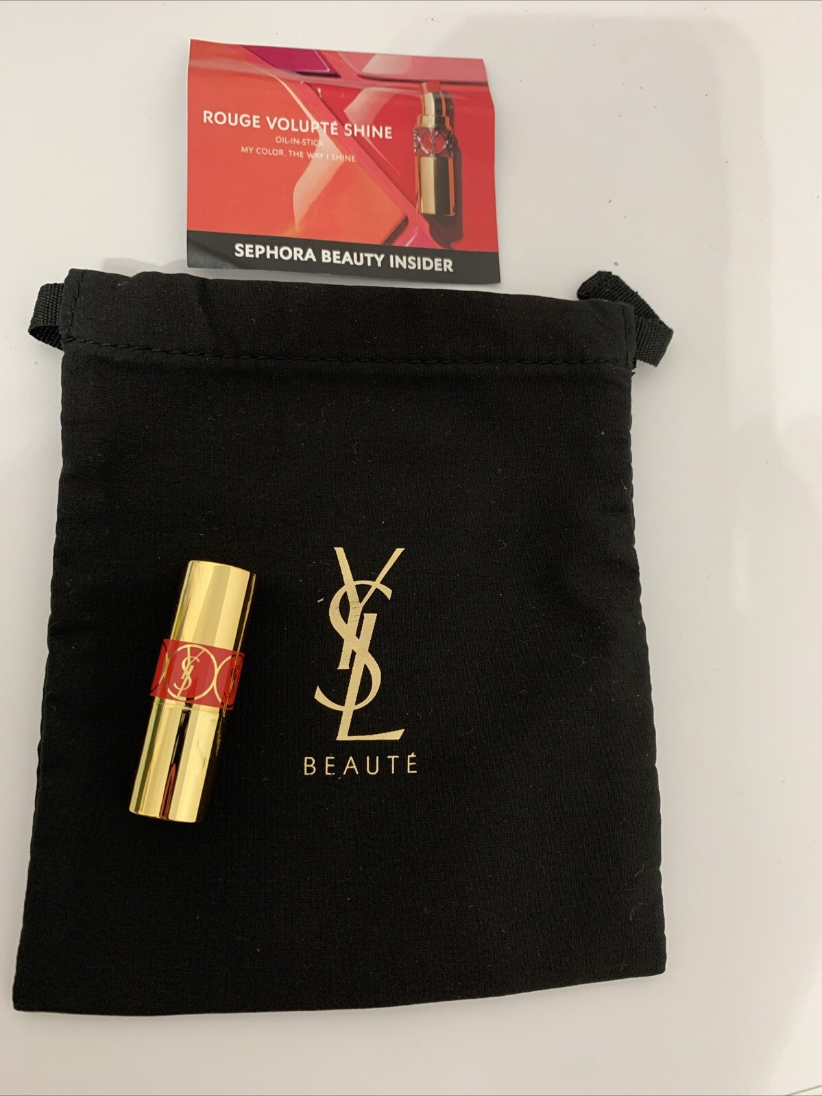 YSL Yves Saint Laurent Rouge A Levres n. 45 Mini rossetto con sacchetto