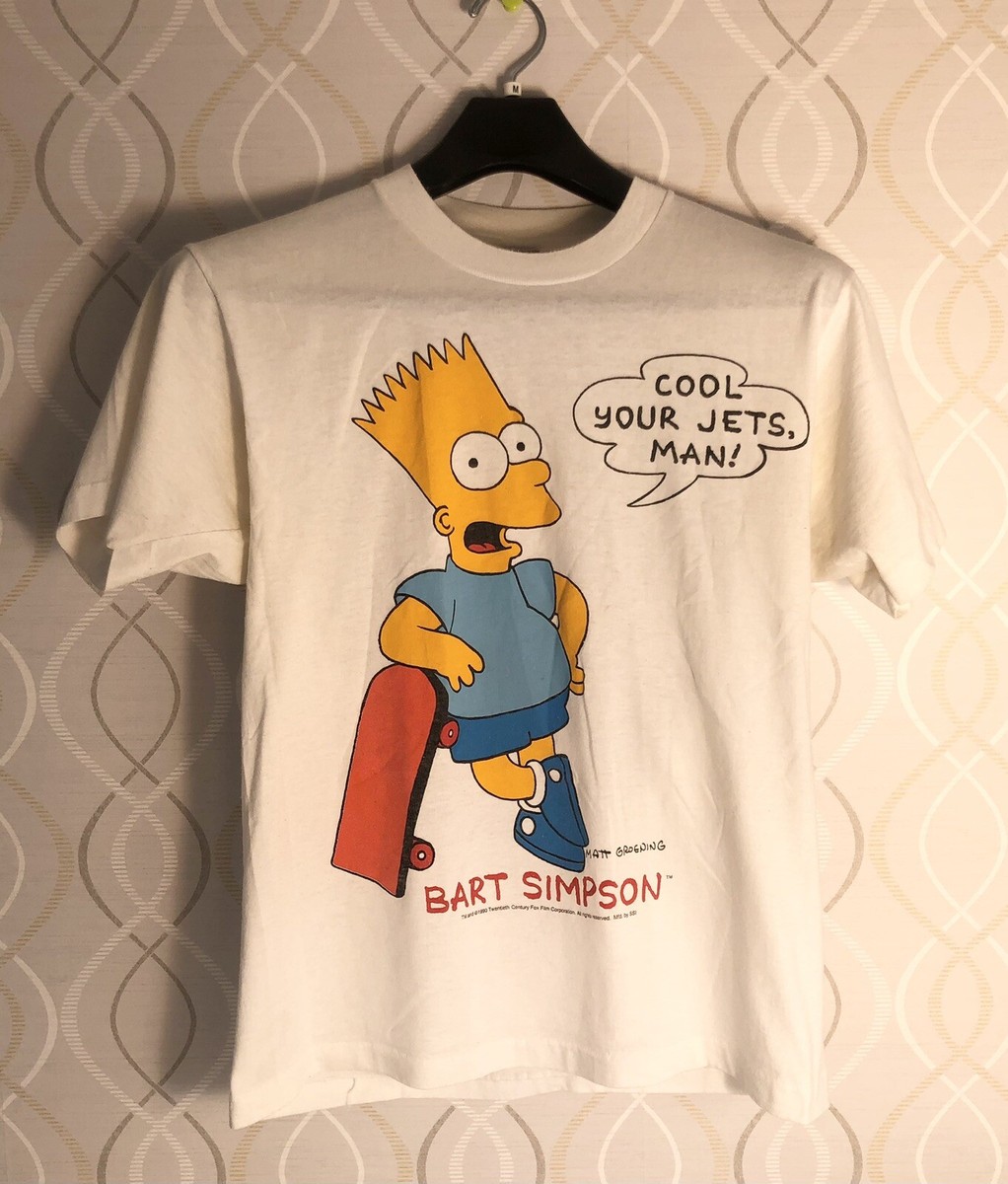 1990 Bart Simpson “Cool Your Jets, Man! Matt Groening Vintage T