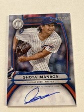 2025 Topps Tribute - Tribute Autographs Shota Imanaga #TA-SI Blue /150 (AU)